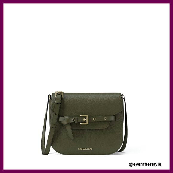 Small Saddle Crossbody Bag Elegant Minimal Chic Everyday Essential